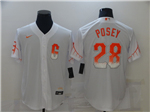 San Francisco Giants #28 Buster Posey White 2021 City Connect Cool Base Jersey