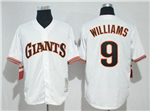 San Francisco Giants #9 Matt Williams 1989 Throwback White Jersey