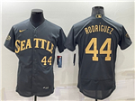 Seattle Mariners #44 Julio Rodriguez Charcoal 2022 MLB All-Star Game Flex Base Jersey