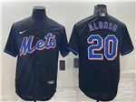 New York Mets #20 Pete Alonso 2022 Black Cool Base Jersey