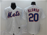 New York Mets #20 Pete Alonso White 2020 Cool Base Jersey