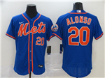 New York Mets #20 Pete Alonso Royal/Orange 2020 Flex Base Jersey