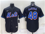 New York Mets #48 Jacob deGrom 2022 Black Cool Base Jersey