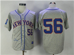 New York Mets #56 Tug McGraw 1965 Throwback Gray Jersey