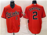 Baltimore Orioles #2 Gunnar Henderson Orange Limited Jersey