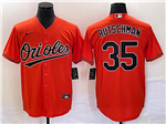 Baltimore Orioles #35 Adley Rutschman Orange Cool Base Jersey