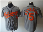 Baltimore Orioles #5 Brooks Robinson 1966 Throwback Gray Jersey