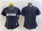 Baltimore Orioles Women's Black 2023 City Connect Team Jersey