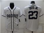 San Diego Padres #23 Fernando Tatis Jr. White Cool Base Jersey