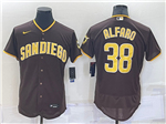 San Diego Padres #38 Jorge Alfaro Brown Flex Base Jersey