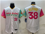 San Diego Padres #38 Jorge Alfaro White 2022 City Connect Flex Base Jersey