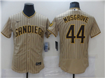 San Diego Padres #44 Joe Musgrove Gray Pinstripe Flex Base Jersey