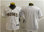 San Diego Padres Youth White Cool Base Team Jersey
