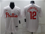 Philadelphia Phillies #12 Kyle Schwarber White Cool Base Jersey