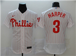 Philadelphia Phillies #3 Bryce Harper White 2020 Flex Base Jersey