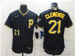 Pittsburgh Pirates #21 Roberto Clemente Black 2020 Flex Base Jersey