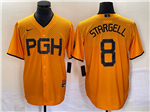 Pittsburgh Pirates #8 Willie Stargell Gold 2023 City Connect Jersey