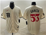 Texas Rangers #53 Adolis Garcia Cream 2023 City Connect Jersey