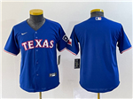 Texas Rangers Youth Royal Blue Cool Base Team Jersey