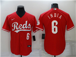 Cincinnati Reds #6 Jonathan India Red Cool Base Jersey