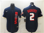 Boston Red Sox #2 Xander Bogaerts Navy 2021 MLB All-Star Game Cool Base Jersey