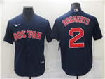 Boston Red Sox #2 Xander Bogaerts Navy Cool Base Jersey