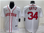 Boston Red Sox #34 David Ortiz White Alternate Cool Base Jersey