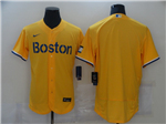Boston Red Sox Gold 2021 City Connect Flex Base Team Jersey
