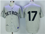 Detroit Tigers #17 Denny McLain 1968 Throwback Gray Jersey