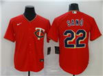Minnesota Twins #22 Miguel Sano 2020 Red Cool Base Jersey