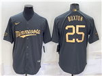 Minnesota Twins #25 Byron Buxton Charcoal 2022 MLB All-Star Game Cool Base Jersey