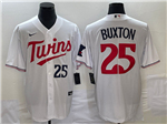 Minnesota Twins #25 Byron Buxton 2023 White Cool Base Jersey
