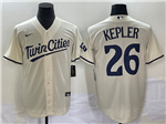 Minnesota Twins #26 Max Kepler 2023 Alternate Cream Cool Base Jersey