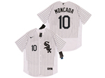 Chicago White Sox #10 Yoan Moncada White 2020 Flex Base Jersey