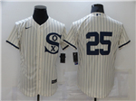 Chicago White Sox #25 Andrew Vaughn White 2021 Field of Dreams Flex Base Jersey
