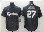 Chicago White Sox #27 Lucas Giolito Black 2021 City Connect Cool Base Jersey