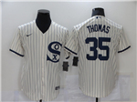 Chicago White Sox #35 Frank Thomas White with name 2021 Field of Dreams Cool Base Jersey