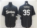 Chicago White Sox #35 Frank Thomas Black 2021 City Connect Cool Base Jersey