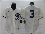 Chicago White Sox #3 Harold Baines White 2021 Field of Dreams Cool Base Jersey