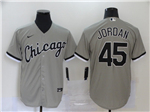Chicago White Sox #45 Michael Jordan Gray 2020 Cool Base Jersey