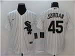 Chicago White Sox #45 Michael Jordan White 2020 Cool Base Jersey