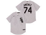 Chicago White Sox #74 Eloy Jimenez White 2020 Cool Base Jersey