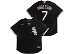 Chicago White Sox #7 Tim Anderson Black 2020 Cool Base Jersey