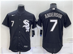 Chicago White Sox #7 Tim Anderson Black Flex Base Jersey