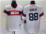 Chicago White Sox #88 Luis Robert 1983 Throwback White Cool Base Jersey
