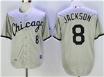 Chicago White Sox #8 Bo Jackson Throwback Gray Jersey