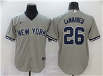 New York Yankees #26 DJ LeMahieu Gray 2020 Cool Base Jersey