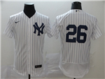 New York Yankees #26 DJ LeMahieu White 2020 Flex Base Jersey
