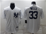 New York Yankees #33 David Wells White Cool Base Jersey