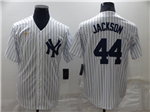 New York Yankees #44 Reggie Jackson White Cool Base Jersey